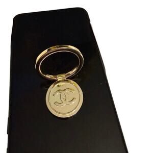 CHANEL Gold Phone Ring New in Box Rare Novelty